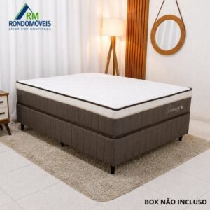 Colchão Casal Molas Ensacadas Pocket Premium Plus Rondomóveis 138x188x32 cm | Suporta até 240kg