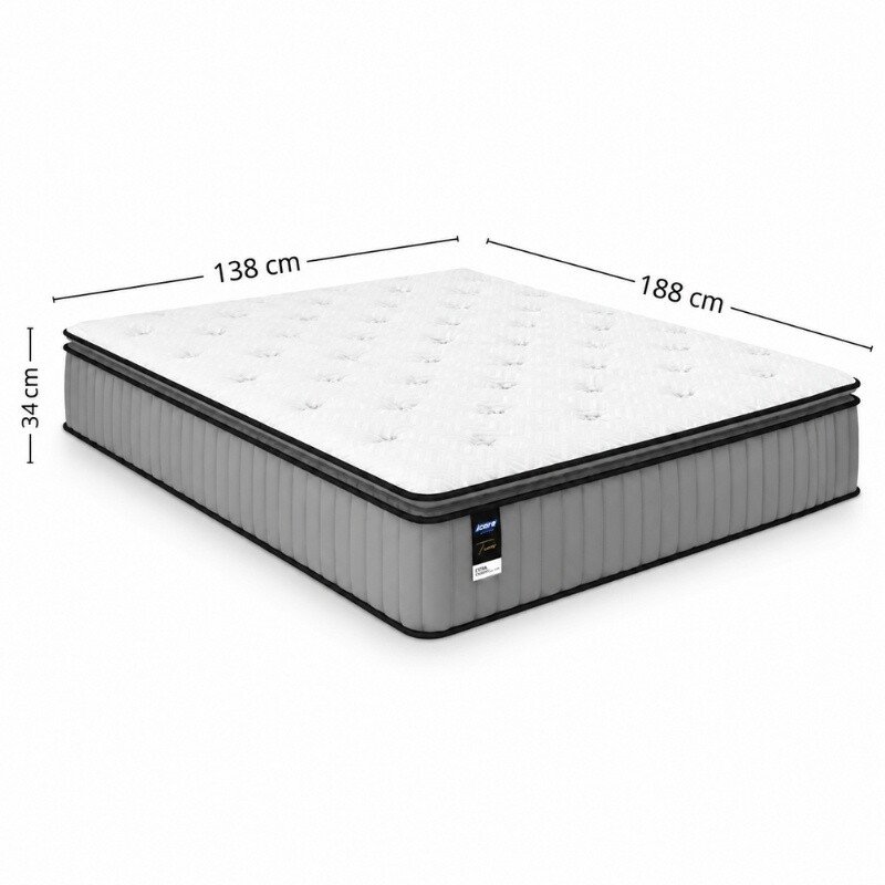Colchão Casal Molas Ensacadas BlueWave Tower Gazin 138x188x34 cm | Suporta até 240kg - Imagem 3