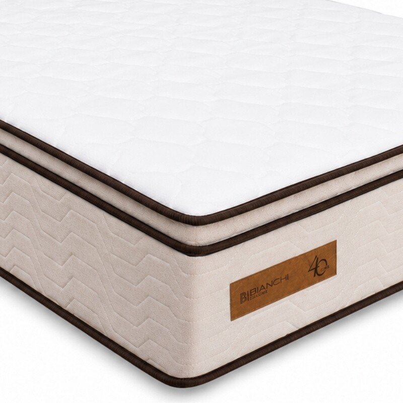 Colchão Queen Molas Ensacadas Cashmere Prime Bianchi 158x198x35 cm | Suporta até 400kg - Imagem 4