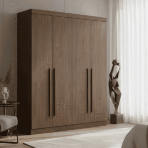 Guarda-roupa Da Vinci Plus 4 Portas Castanho Larg. 1.85m - D Doro